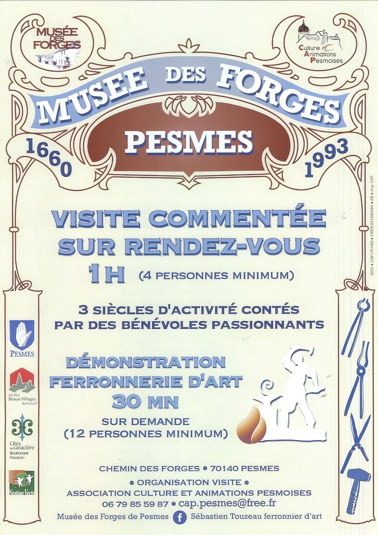 VISITES DES FORGES - Saison 2025