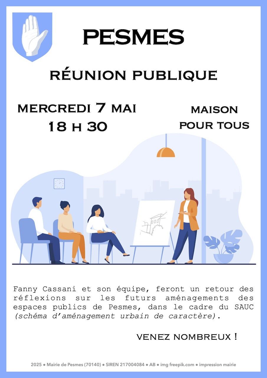 REUNION PUBLIQUE  - SAUC