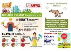 RAPPEL - AFIN DE LUTTER CONTRE LES INCIVILITES ET LES NUISANCES