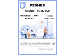 REUNION PUBLIQUE  - SAUC