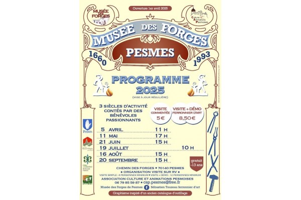 VISITES DES FORGES - Saison 2025
