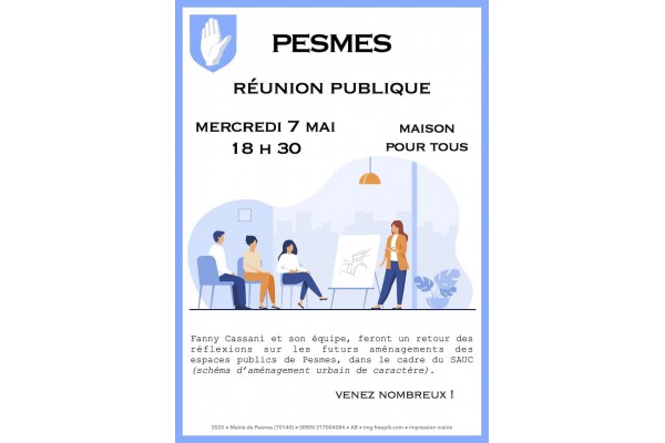 REUNION PUBLIQUE  - SAUC